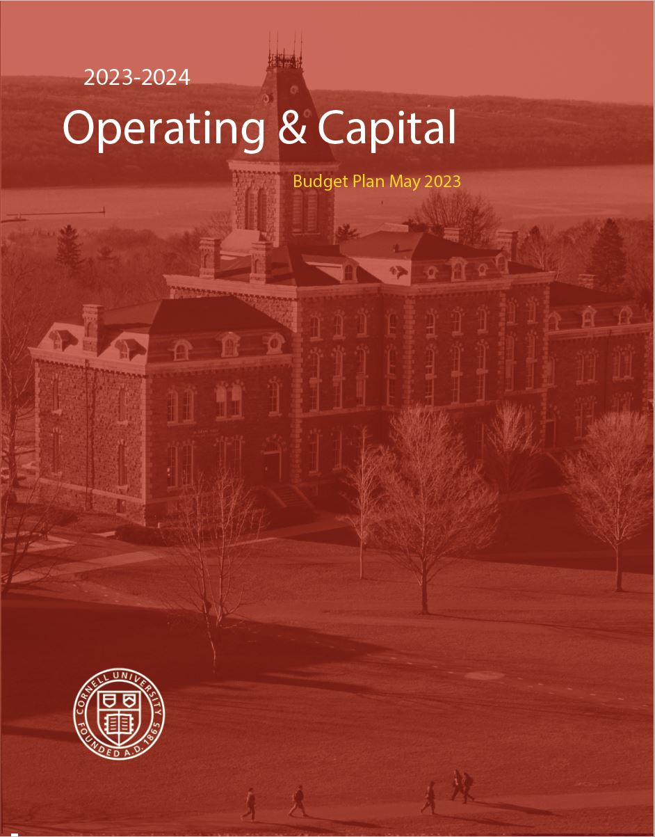2023-2024 Operating And Capital Plan Cover